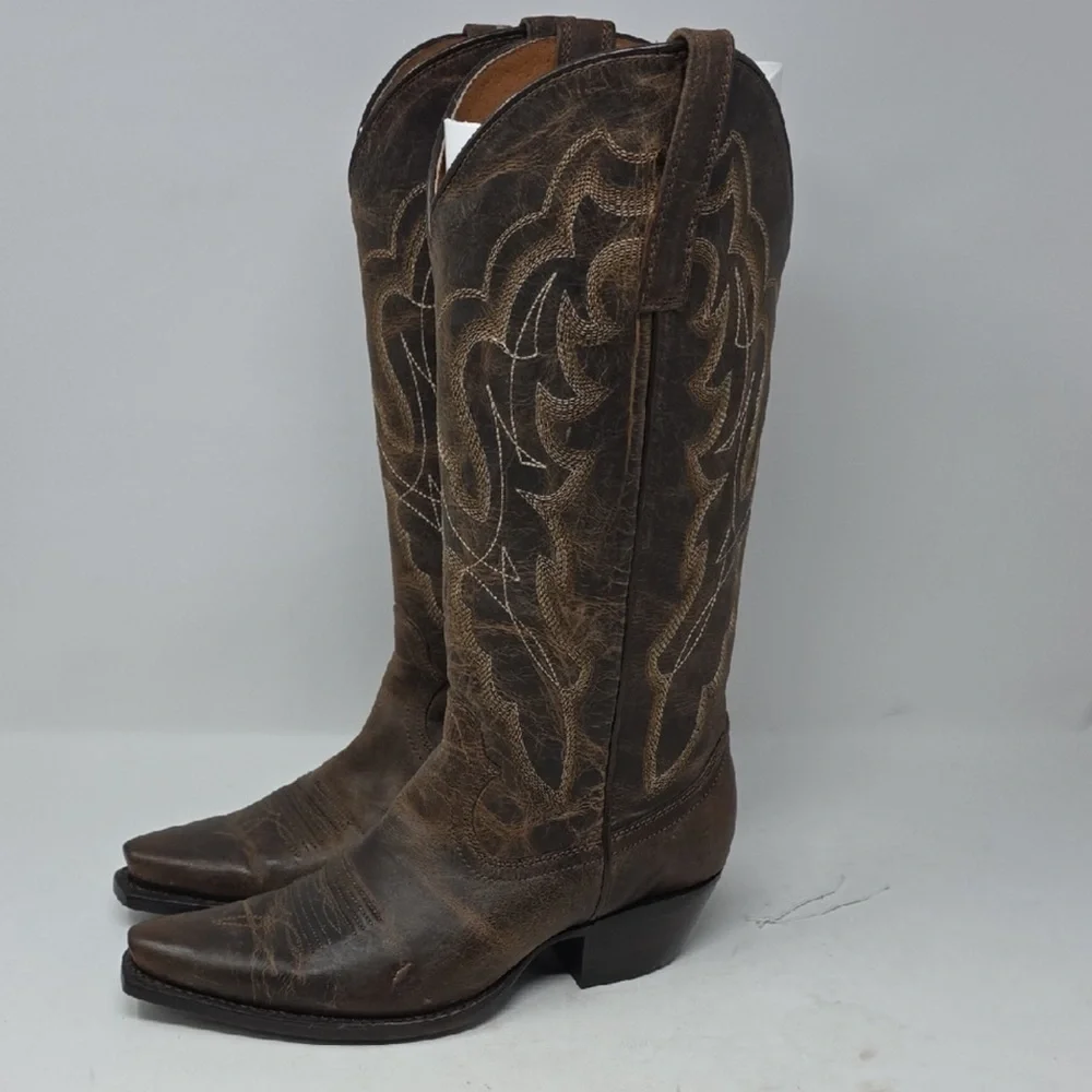 SHYANNE WOMEN'S TESS TALL WESTERN BOOTS - SNIP TOE - Picture 2 of 7